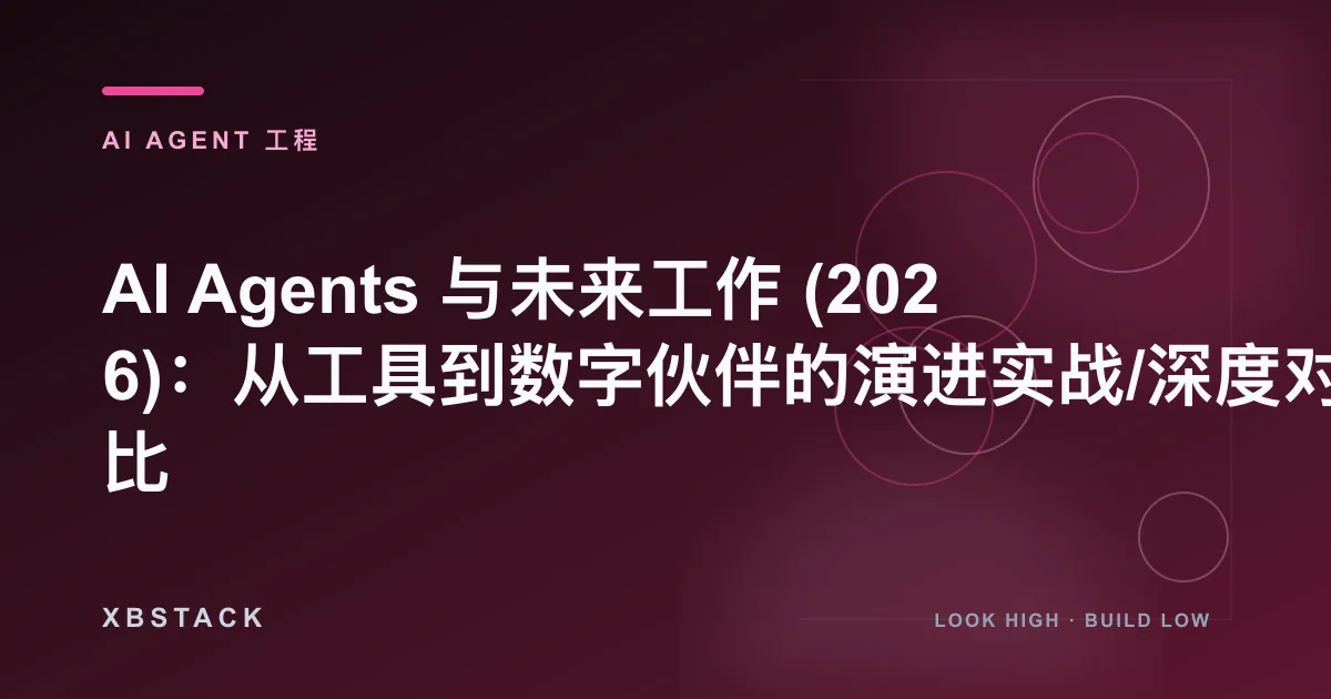 AI Agents 与未来工作 (2026)：从工具到数字伙伴的演进实战/深度对比：AI AGENT 工程文章封面