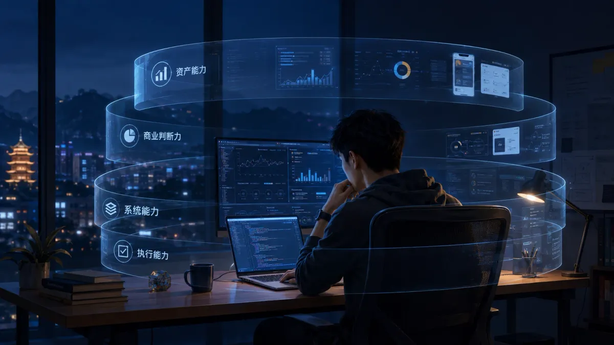 AI就业冲击下，独立开发者审计执行、系统、业务和资产四层职业安全线 - XBSTACK