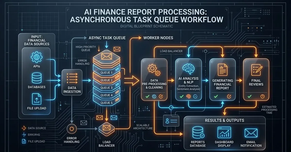 AI 财报助手任务队列实战：PDF 解析、LLM 调用和进度回传怎么设计？ - XBSTACK