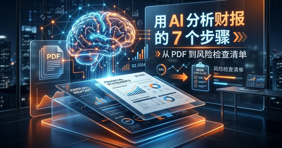 AI 财报助手技术实现：如何把财报 PDF 拆成结构化风险检查清单？ - XBSTACK